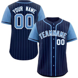 Custom Stripe Fashion Raglan Sleeves Baseball Jersey Design Name Number Logo Athletic Jersey