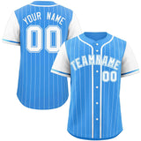 Custom Stripe Fashion Raglan Sleeves Baseball Jersey Design Name Number Logo Athletic Jersey