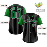 Custom Stripe Fashion Raglan Sleeves Baseball Jersey Design Name Number Logo Athletic Jersey