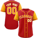 Custom Stripe Fashion Raglan Sleeves Baseball Jersey Design Name Number Logo Practice Jersey