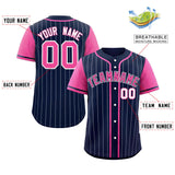 Custom Stripe Fashion Raglan Sleeves Baseball Jersey Design Name Number Logo Practice Jersey