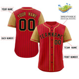 Custom Stripe Fashion Raglan Sleeves Baseball Jersey Design Name Number Logo Practice Jersey