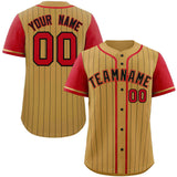 Custom Stripe Fashion Raglan Sleeves Baseball Jersey Design Name Number Logo Practice Jersey