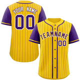 Custom Stripe Fashion Raglan Sleeves Baseball Jersey Design Name Number Logo Hip Hop Jersey