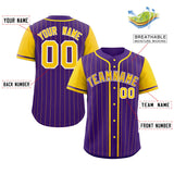 Custom Stripe Fashion Raglan Sleeves Baseball Jersey Design Name Number Logo Hip Hop Jersey