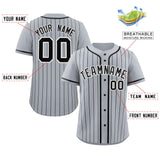 Custom Stripe Fashion Raglan Sleeves Baseball Jersey Design Name Number Logo Hip Hop Jersey
