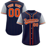 Custom Stripe Fashion Raglan Sleeves Baseball Jersey Design Name Number Logo Athletic Shirt