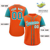Custom Stripe Fashion Raglan Sleeves Baseball Jersey Design Name Number Logo Practice Shirt