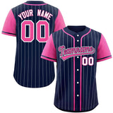 Custom Stripe Fashion Raglan Sleeves Baseball Jersey Design Name Number Logo Practice Shirt