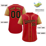 Custom Stripe Fashion Raglan Sleeves Baseball Jersey Design Name Number Logo Practice Shirt