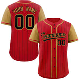 Custom Stripe Fashion Raglan Sleeves Baseball Jersey Design Name Number Logo Practice Shirt