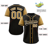 Custom Stripe Fashion Raglan Sleeves Baseball Jersey Design Name Number Logo Mesh Shirt