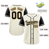 Custom Stripe Fashion Raglan Sleeves Baseball Jersey Design Name Number Logo Hip Hop Shirt