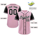 Custom Stripe Casual Raglan Sleeves Baseball Jersey Design Name Number Logo Sport Baseball Shirt