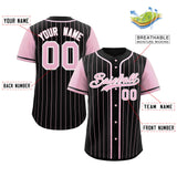 Custom Stripe Casual Raglan Sleeves Baseball Jersey Design Name Number Logo Sport Baseball Shirt
