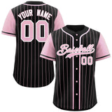 Custom Stripe Casual Raglan Sleeves Baseball Jersey Design Name Number Logo Sport Baseball Shirt