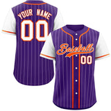 Custom Stripe Casual Raglan Sleeves Baseball Jersey Design Name Number Logo Athletic Baseball Shirt