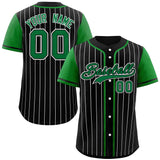 Custom Stripe Casual Raglan Sleeves Baseball Jersey Design Name Number Logo Athletic Baseball Shirt