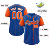 Custom Stripe Casual Raglan Sleeves Baseball Jersey Design Name Number Logo Practice Baseball Shirt