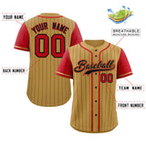 Custom Stripe Casual Raglan Sleeves Baseball Jersey Design Name Number Logo Practice Baseball Shirt