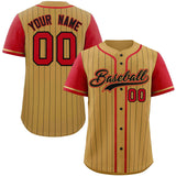 Custom Stripe Casual Raglan Sleeves Baseball Jersey Design Name Number Logo Practice Baseball Shirt