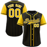 Custom Stripe Casual Raglan Sleeves Baseball Jersey Design Name Number Logo Mesh Baseball Shirt