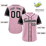 Custom Raglan Sleeves Stripe Casual Baseball Jersey Design Name Number Logo Sport Baseball Shirt