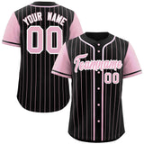 Custom Raglan Sleeves Stripe Casual Baseball Jersey Design Name Number Logo Sport Baseball Shirt