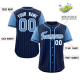 Custom Raglan Sleeves Stripe Casual Baseball Jersey Design Name Number Logo Athletic Baseball Shirt