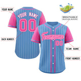 Custom Raglan Sleeves Stripe Casual Baseball Jersey Design Name Number Logo Athletic Baseball Shirt