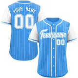 Custom Raglan Sleeves Stripe Casual Baseball Jersey Design Name Number Logo Athletic Baseball Shirt