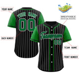 Custom Raglan Sleeves Stripe Casual Baseball Jersey Design Name Number Logo Athletic Baseball Shirt