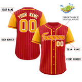 Custom Raglan Sleeves Stripe Casual Baseball Jersey Design Name Number Logo Practice Baseball Shirt