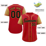 Custom Raglan Sleeves Stripe Casual Baseball Jersey Design Name Number Logo Practice Baseball Shirt