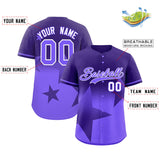 Custom Gradient Star Graffiti Pattern Printed/Stitched Shorts Sleeve Training Shirt Baseball Shirt
