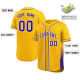 Custom Clssic Style Baseball Jersey Gardient Side Printed Name Number Sport Hip Hop Jersey Jersey