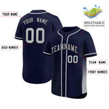 Custom Clssic Style Baseball Jersey Gardient Side Printed Name Number Personalized Baseball T-shirt