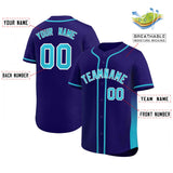 Custom Clssic Style Baseball Jersey Gardient Side Printed Name Numbe Button DownBaseball Shirt