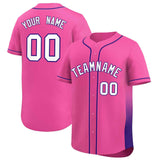 Custom Clssic Style Baseball Jersey Gardient Side Printed Name Numbe Button DownBaseball Shirt