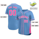 Custom Clssic Style Baseball Jersey Gardient Side Printed Name Number Breathable Outdoor Sports Shirts