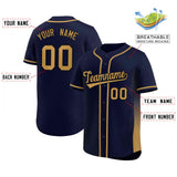 Custom Clssic Style Baseball Jersey Gardient Side Printed Name Number Personalized Sportwear