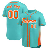 Custom Clssic Style Baseball Jersey Gardient Side Printed Name Number Team Game Baseball Jersey