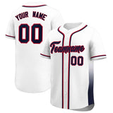 Custom Clssic Style Baseball Jersey Gardient Side Printed Name Number Team Game Baseball Jersey