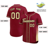 Custom Clssic Style Baseball Jersey Gardient Side Printed Name Number Breathable Soft Uniform