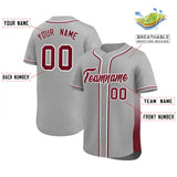 Custom Clssic Style Baseball Jersey Gardient Side Printed Name Number Breathable Soft Uniform