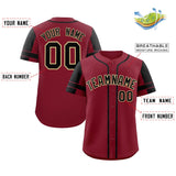 Custom Baseball Jersey Personalized Name Number Raglan Sleeves Lightweight Hip Pop Shirt For Men Women Youth
