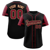 Custom Baseball Jersey Personalized Name Number Raglan Sleeves Hip Pop Shirt For Men Women Youth
