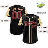 Custom Baseball Jersey Personalized Name Number Raglan Sleeves Hip Pop Shirt For Men Women Youth
