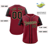 Custom Baseball Jersey Personalized Name Number Raglan Sleeves Hip Pop Shirt For Men Women Youth