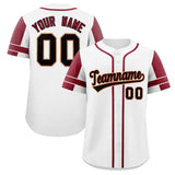 Custom Baseball Jersey Personalized Name Number Raglan Sleeves Athletic Shirt For Men Women Youth